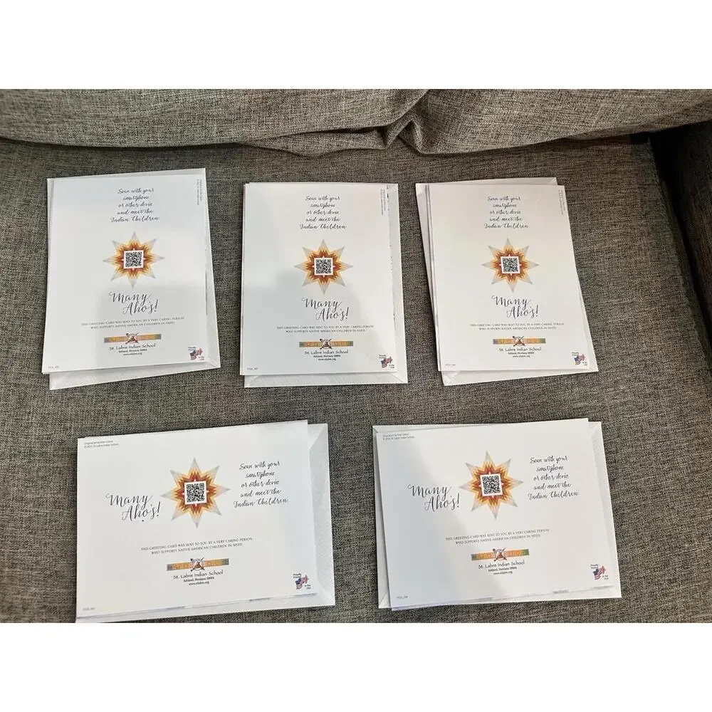St Labre Indian School Greeting Cards The Lakota Children Assorted W/ Envelopes